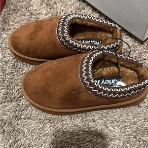 Hurley Brown Kids Slippers